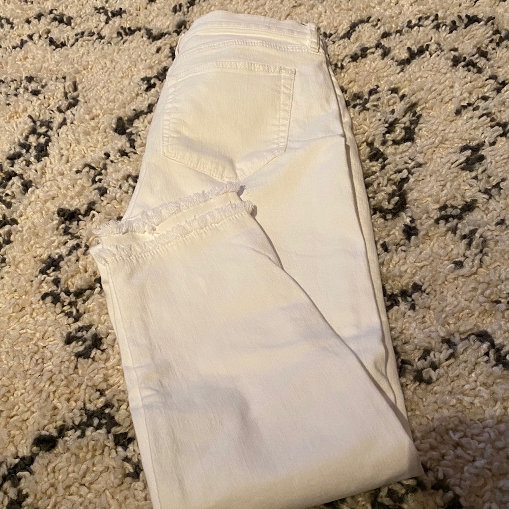 Petite Modern Double Frayed Slim Skinny Jeans